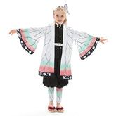 Kinder Mädchen Shinobu Kocho Kostüm Demon Slayer: Kimetsu no Yaiba Cosplay Kostüm für Kinder